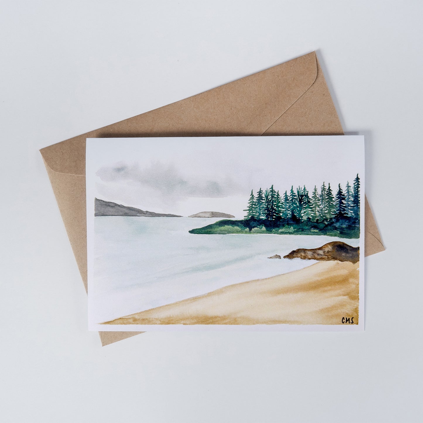 Greeting Card - Tofino Green Trees