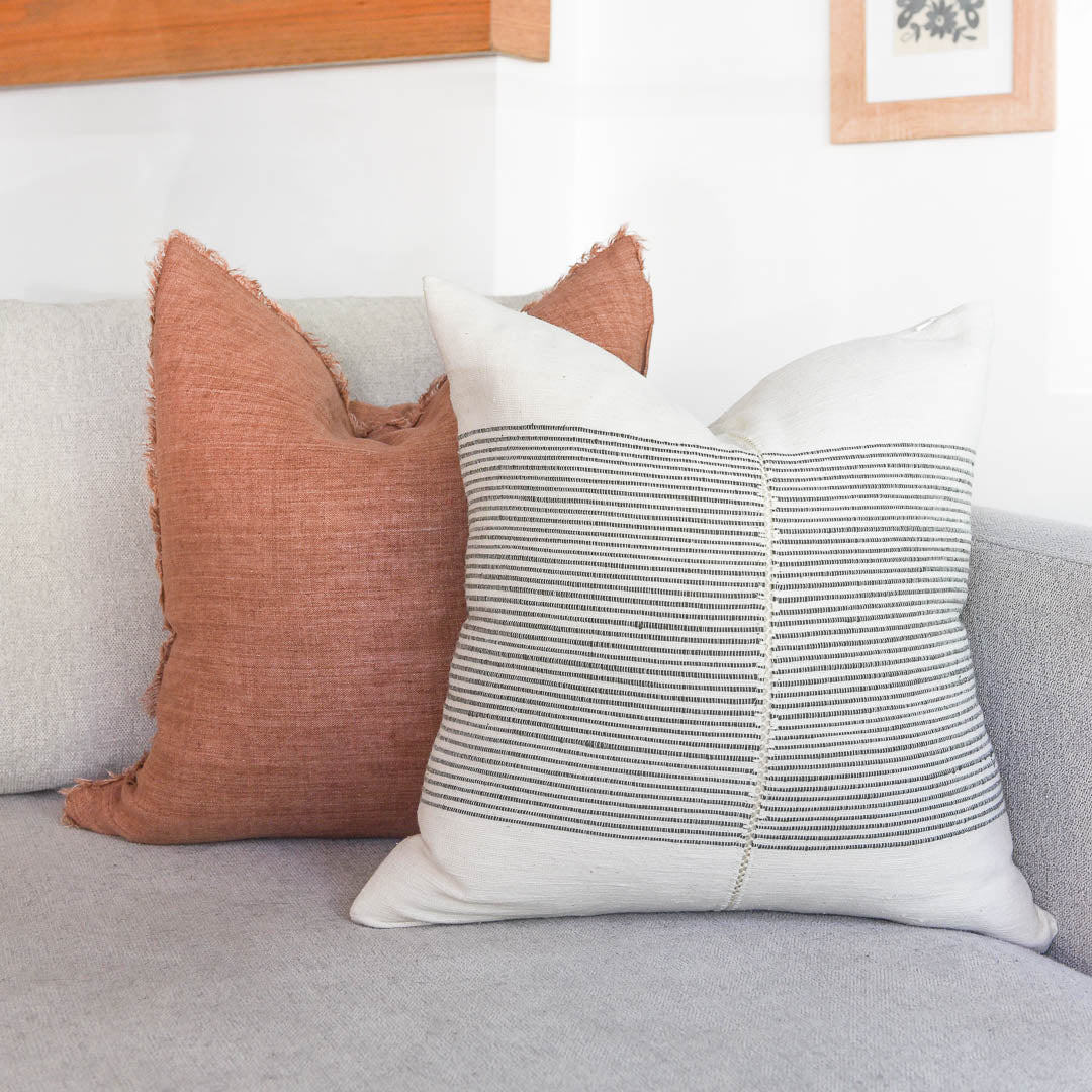 Riviera Hand-Stitch Pillow