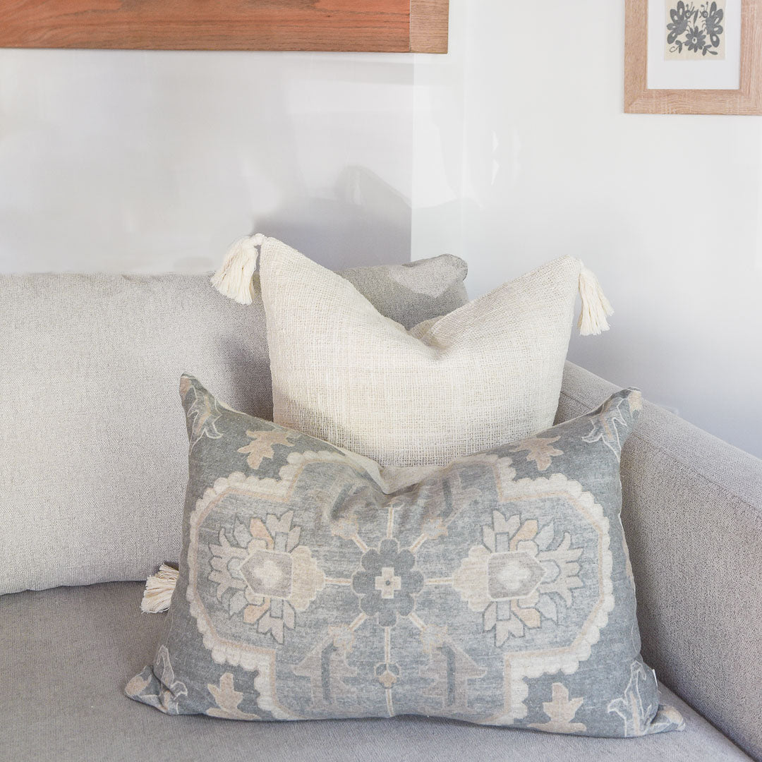 Celeste Vintage Print Pillow