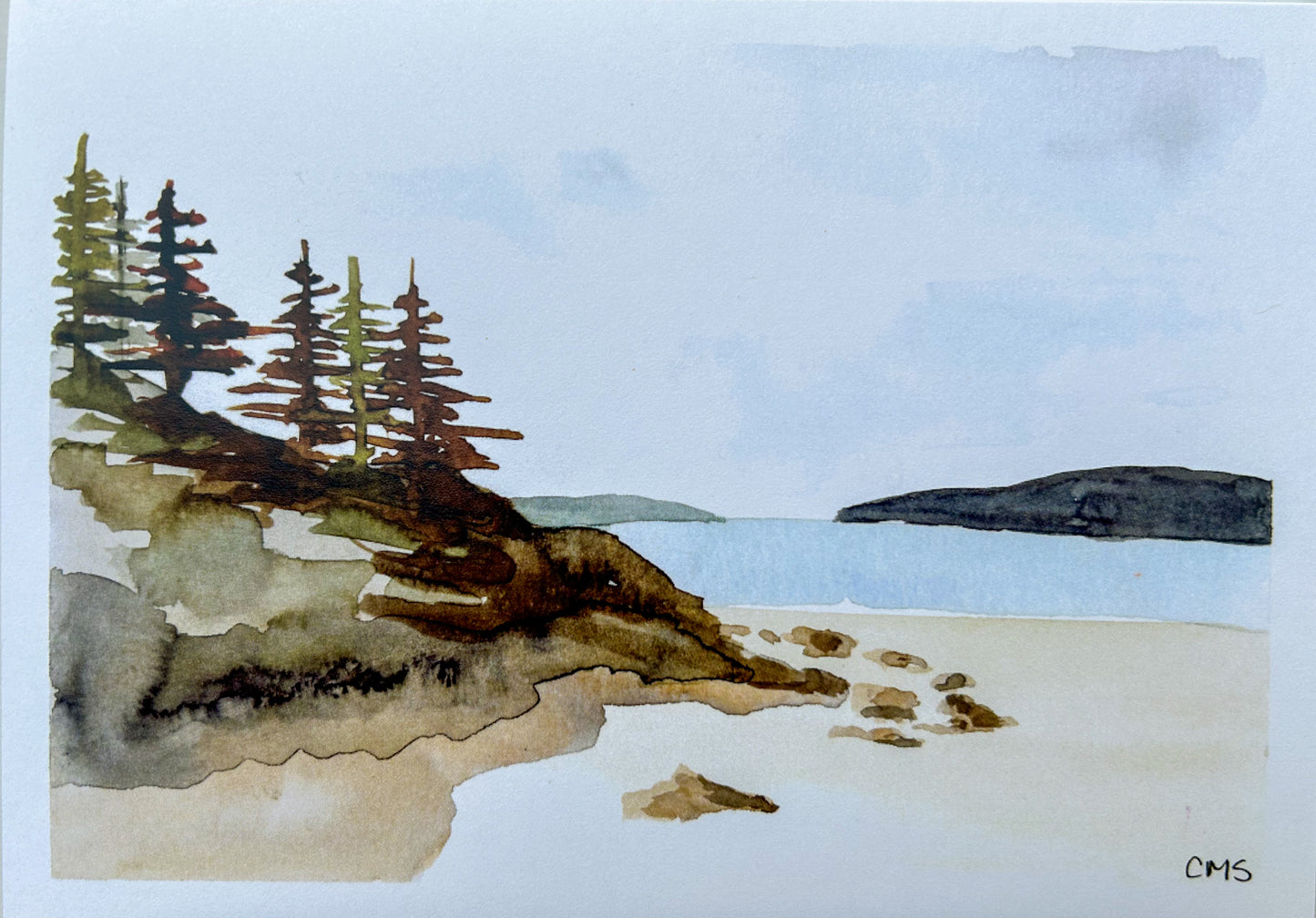 Print - Tofino Brown Trees