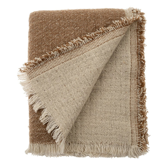 Meribel Reversible Throw Blanket - Pecan